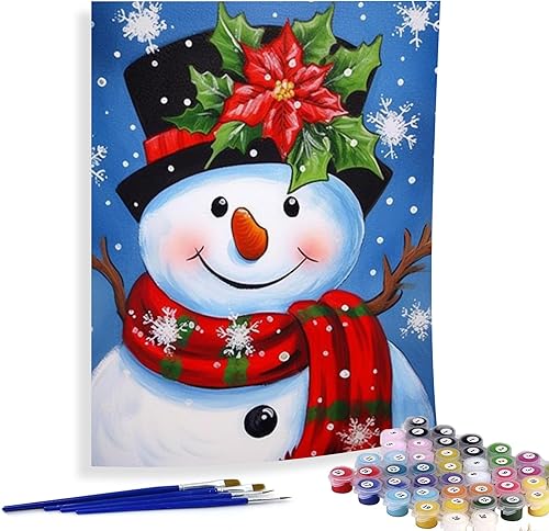 Miniatura 14 de Pintura por números para adultos, paisaje, pintura al óleo de cascada de aurora, kits de pintura acrílica por números para niños adultos