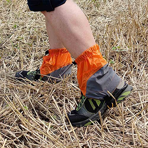 Tidyard Polainas de proteção de perna ultraleves revestidas de silicone para uso externo