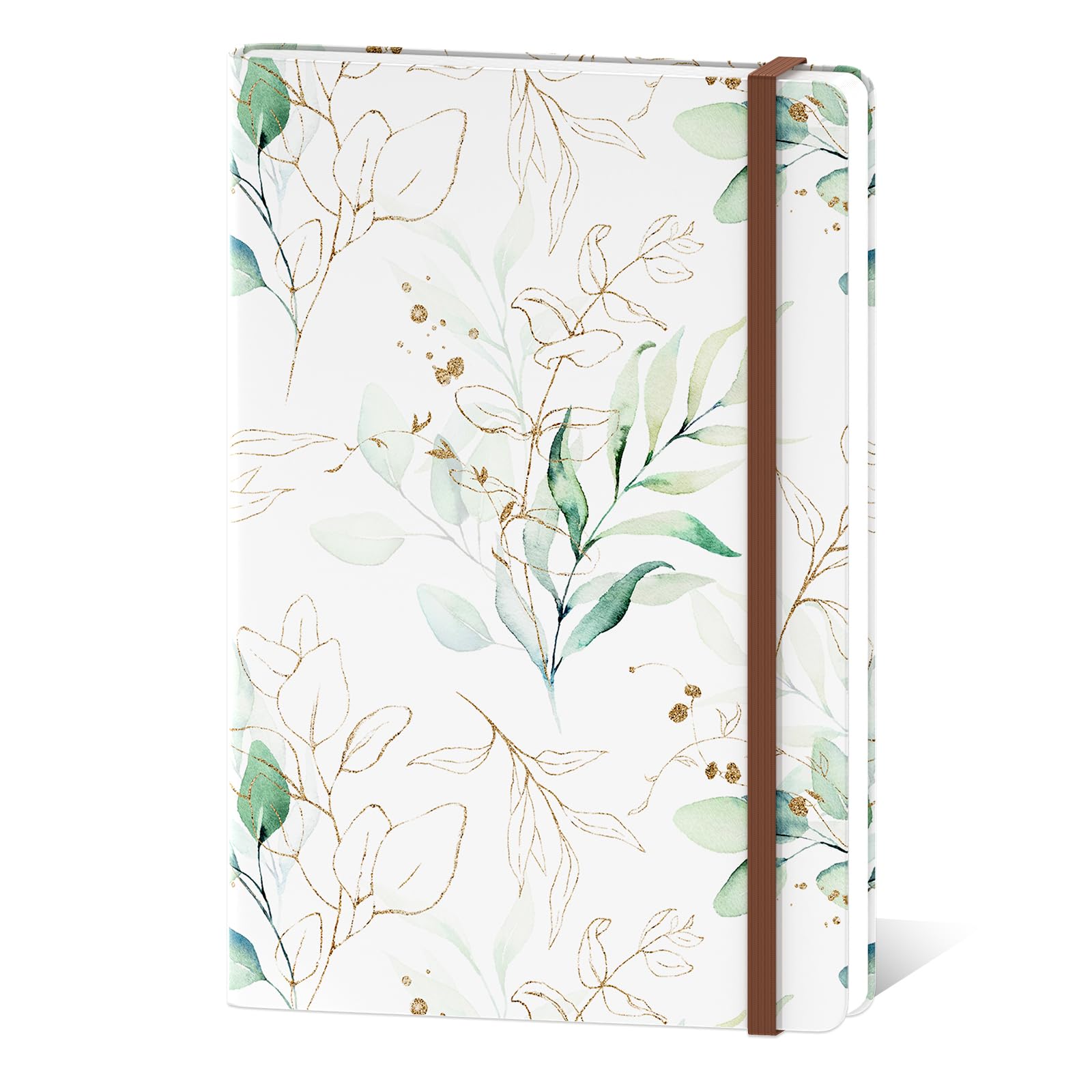Hnogri Lined Journal Notebook, Hardcover Journal for Women 160 Pages Thick Paper, Medium 5.7 x 8.4 in