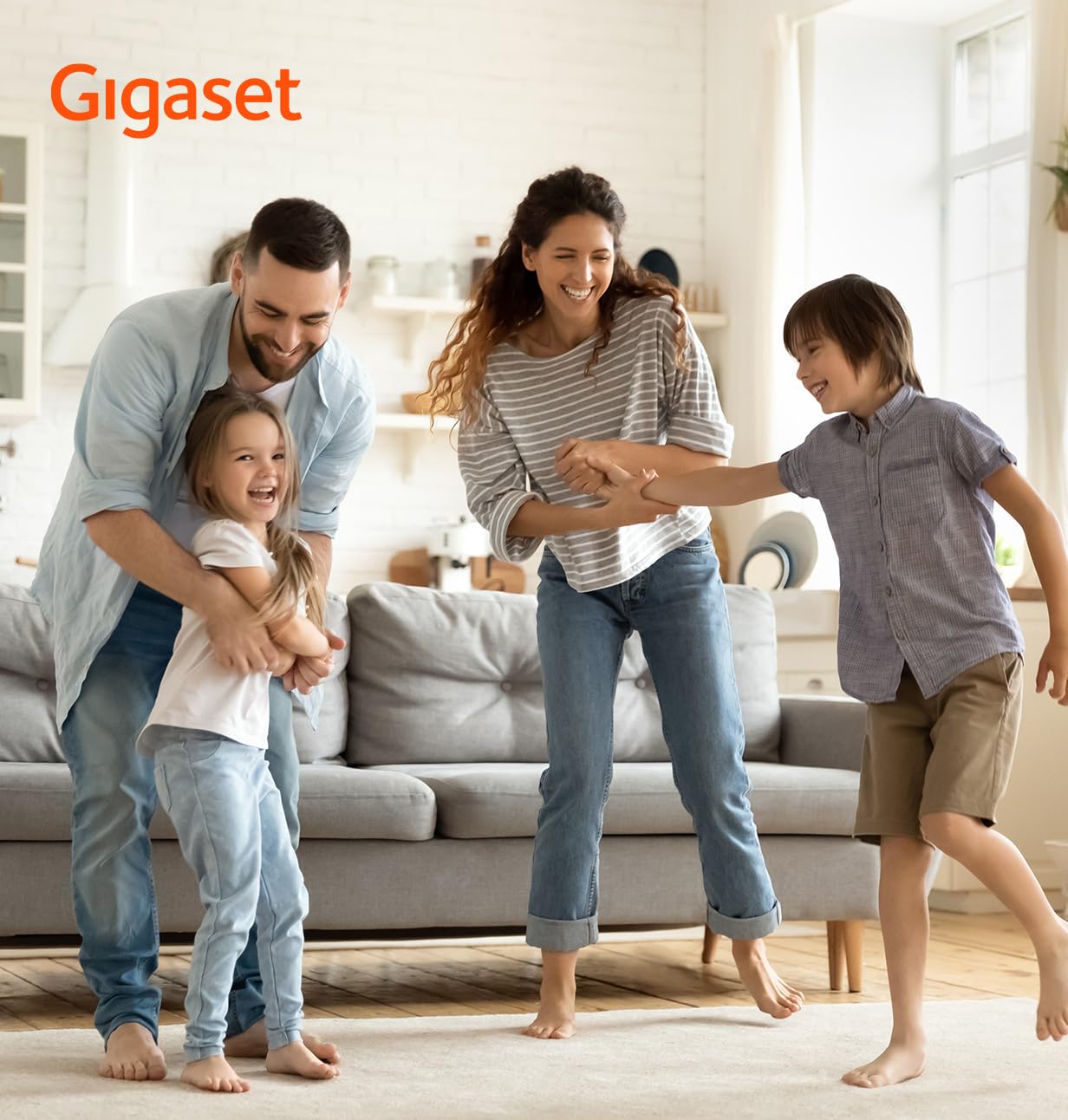 Gigaset Pure 120 Duo - 2 telefony bezprzewodowe z ECO DECT - podświetlany ekran - kompatybilny z aparatami słuchowymi - Ochrona połączeń, Czarny Antracyt