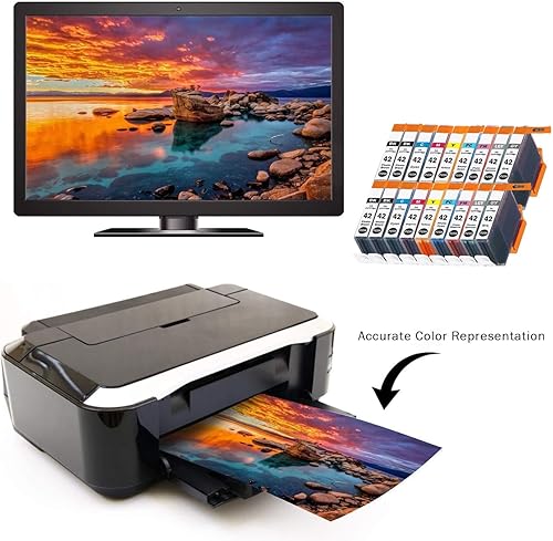 Miniatura 4 de Limeink Cartucho de tinta de repuesto compatible para Canon CLI-42 para Canon PIXMA PRO-100 100 100S CLI 42 Pro100 de alto rendimiento, paquete de