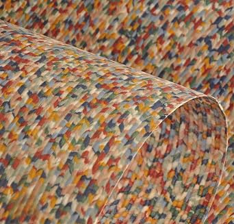 Art Rainbow Wood Veneer Sheet 98x20.8inch2.5x0.53meter Tech Styling Series Italy APL Furniture and Home Surface Decoration