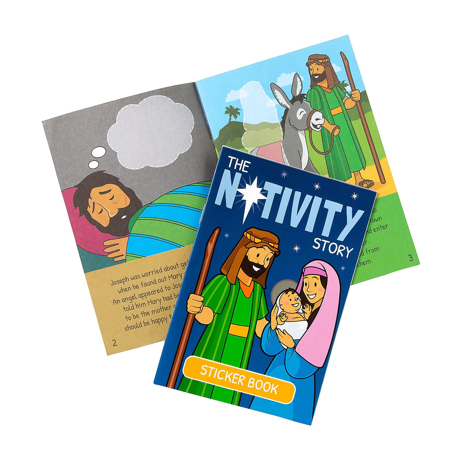 Fun Express Nativity Story Sticker Books
