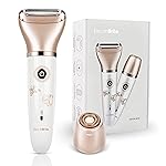 Electric Razor for Women - Painless 2-in-1 Women Shaver Hair Remover for Face, Legs and Underarm, Portable Waterproof Bikini Trimmer Wet and Dry Cordless Lady Hair Removal - Micro USB Recharge
