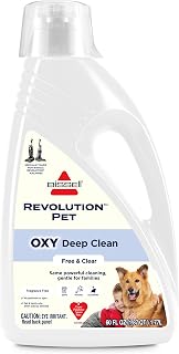 Free & Clear OXY Deep Clean Carpet Solution for upright deep cleaning machines, 60oz, fragrance free, 4308