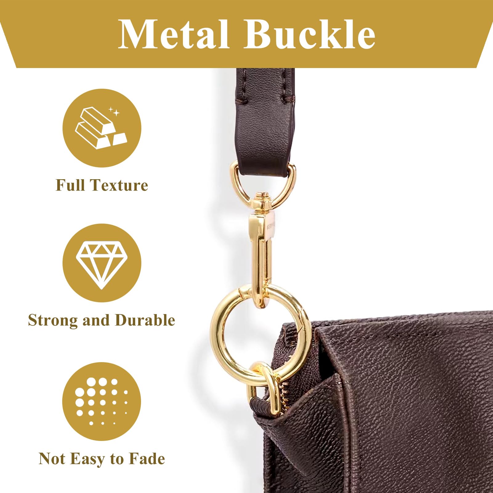 Lot De 2 Mousquetons Bronze 25 Mm - Cousez Vos Sacs