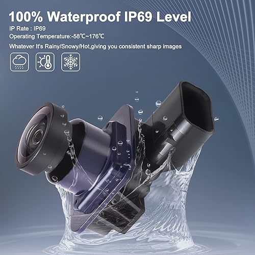 Miniatura 2 de Cámara de respaldo compatible con Ford Fusion S/SE 2013 2014 2015 2016 Cámara de visión trasera con asistencia de estacionamiento 2.0L L4 reemplazar