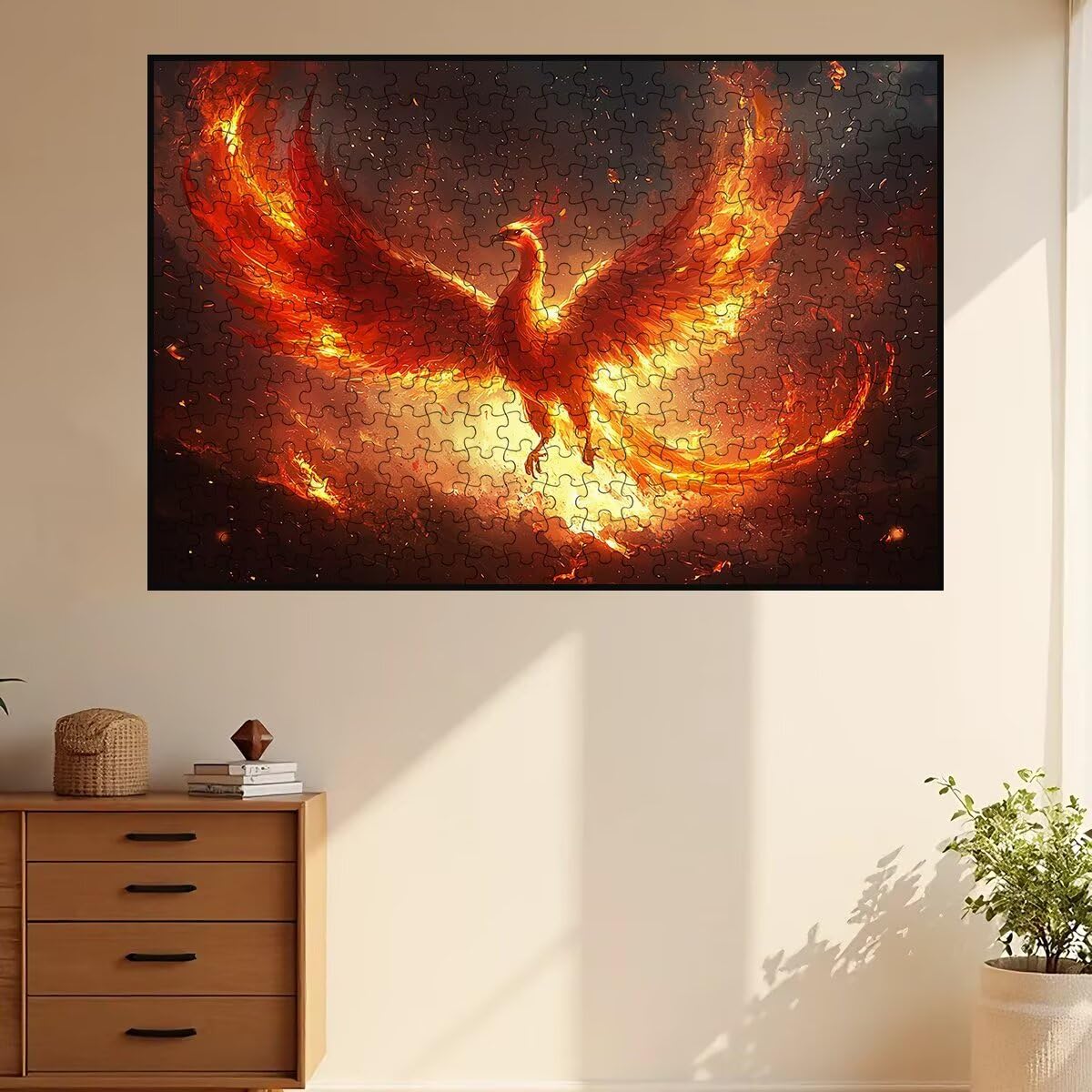 Puzzle 1500 sztuk dorosłych zwierzęta, puzzle dla dorosłych feniks, klasyczne puzzle dla dorosłych dla całej rodziny, zabawki puzzle litery na plecach, prezent dla mężczyzny wystrój -2831