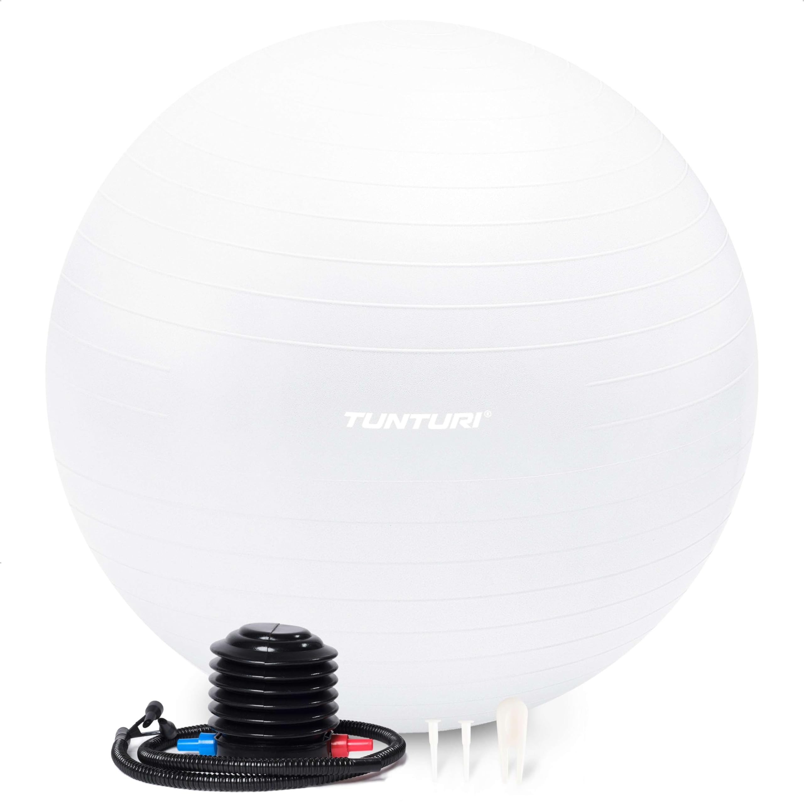 Tunturi Balle de gymnastique en 55 cm 65 cm 75 cm 90 cm Ballon de fitness pour yoga, Pilates, siège de bureau