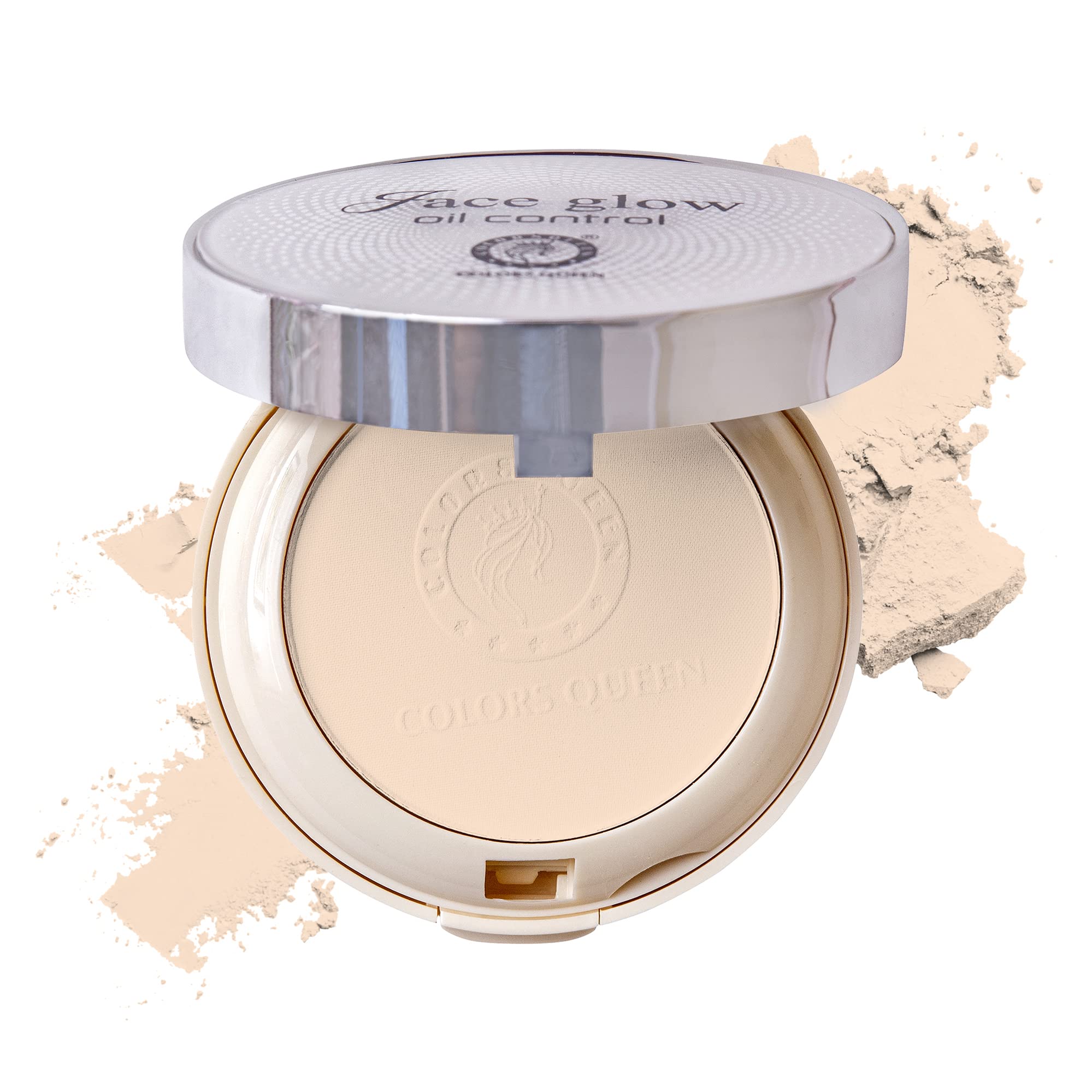Colors Queen Oil Control Compact Powder | Lightweight Face Compact for Women with SPF-15 to Protect Skin from UV Rays | Pore Minimizing, Easily Blends Pressed Powder for All Skin Types (Ivory)-image-36