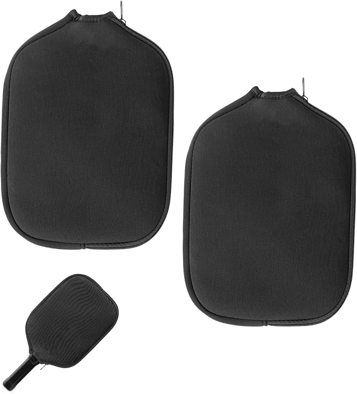 2 Pcs Pickleball Paddle Covers, Universal Case Size Racket Sleeve Paddle Storage Bag Compatible with Most USAPA Standard and Elongated Pickball Paddles