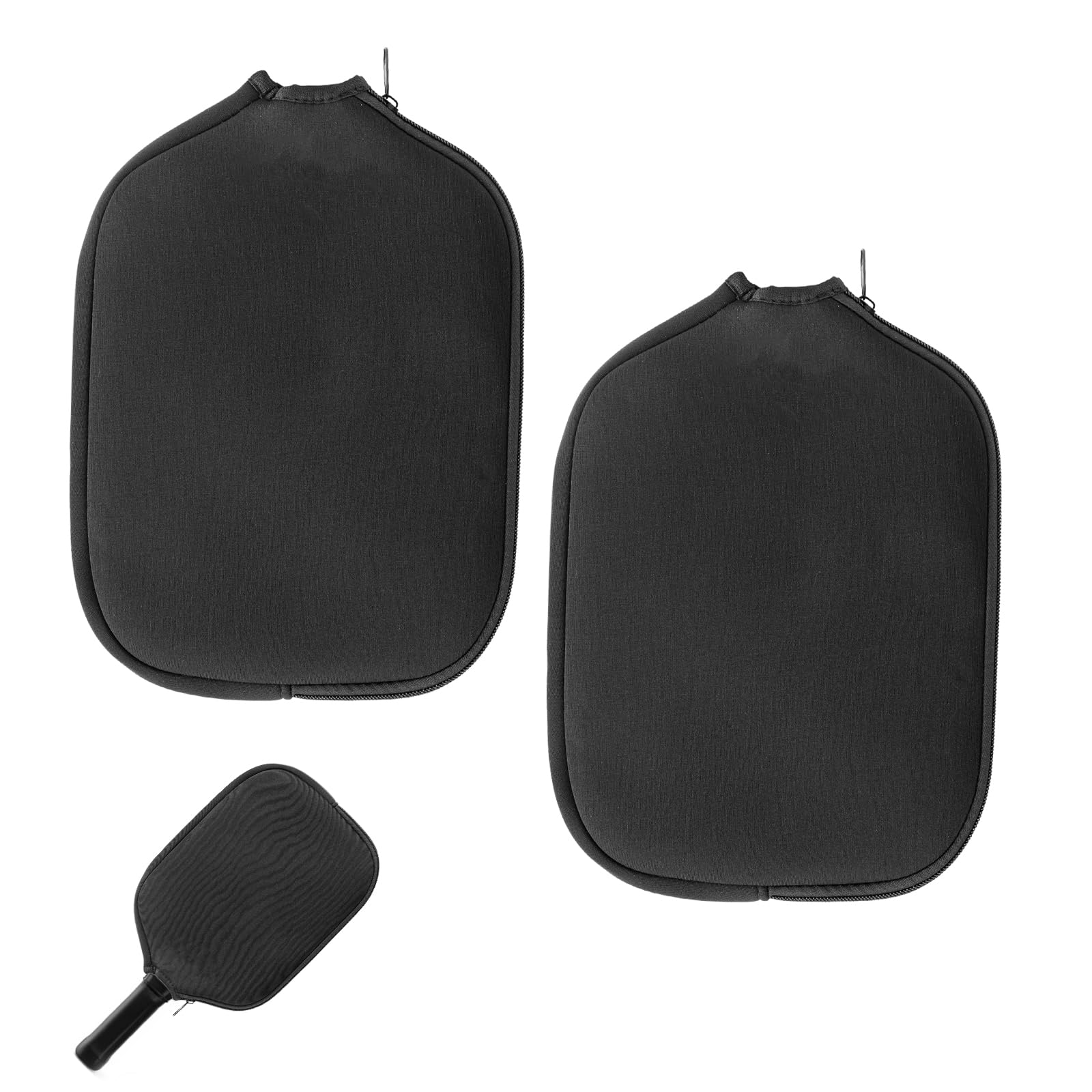 Photo 1 of 2 Pcs Pickleball Paddle Covers, Universal Case Size Racket Sleeve Paddle Storage Bag Compatible with Most USAPA Standard and Elongated Pickball Paddles
