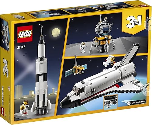 Miniatura 2 de LEGO - serie Creator 3 en 1 modelo Space Shuttle Adventure 31117 aventura con lanzadera espacial juguete para construir genial para niños amantes de