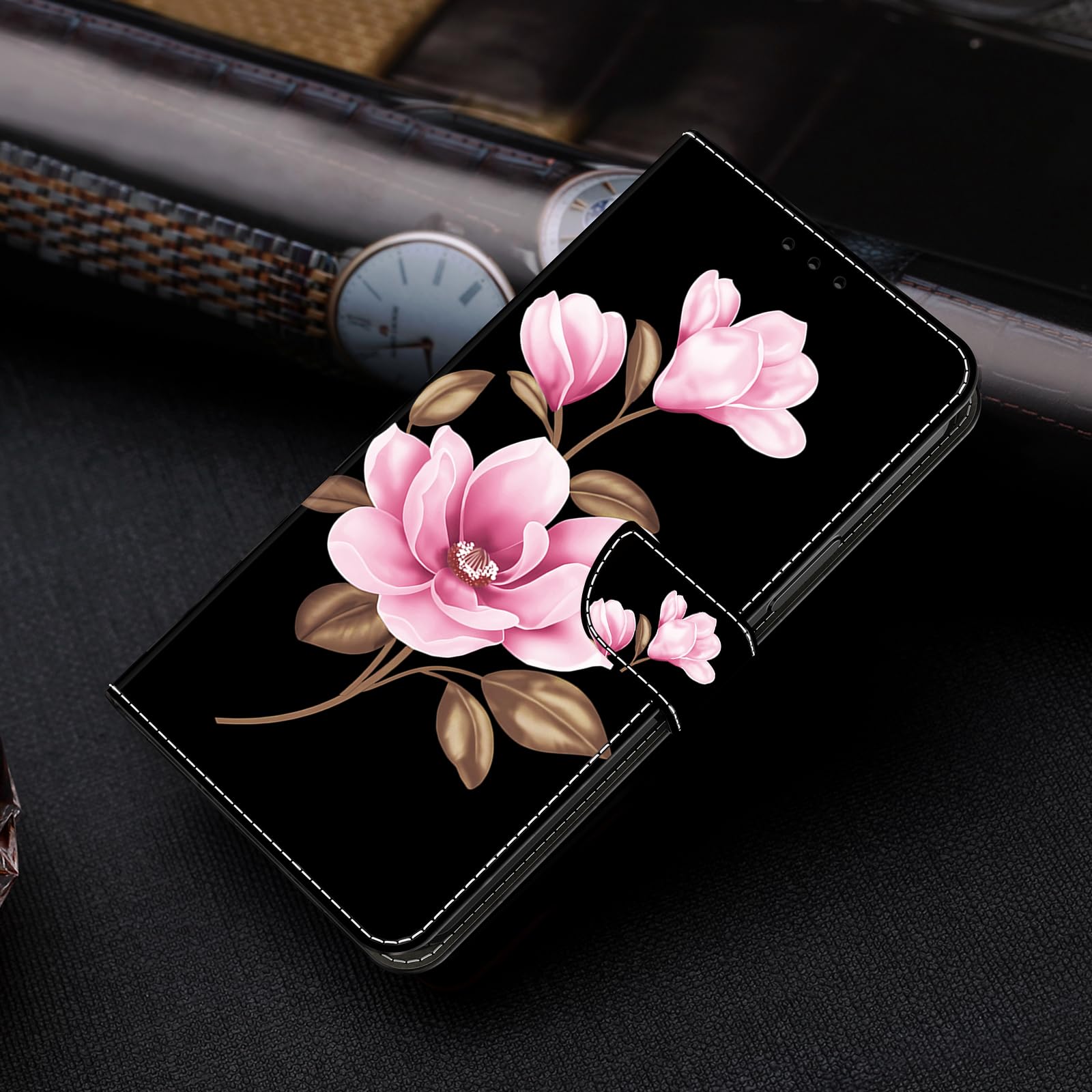Handyhülle Für Xiaomi Redmi Note 14 4G – Flip-Case Mit Kartenfach, Standfunktion & Katzen-Tiger-Design