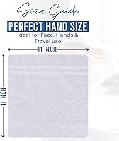 Vista 25 de DAN RIVER Juego de 4 toallas de baño, 27 x 54 pulgadas, 100% algodón, más grandes y ligeras, de secado rápido, súper suaves y absorbentes, toallas