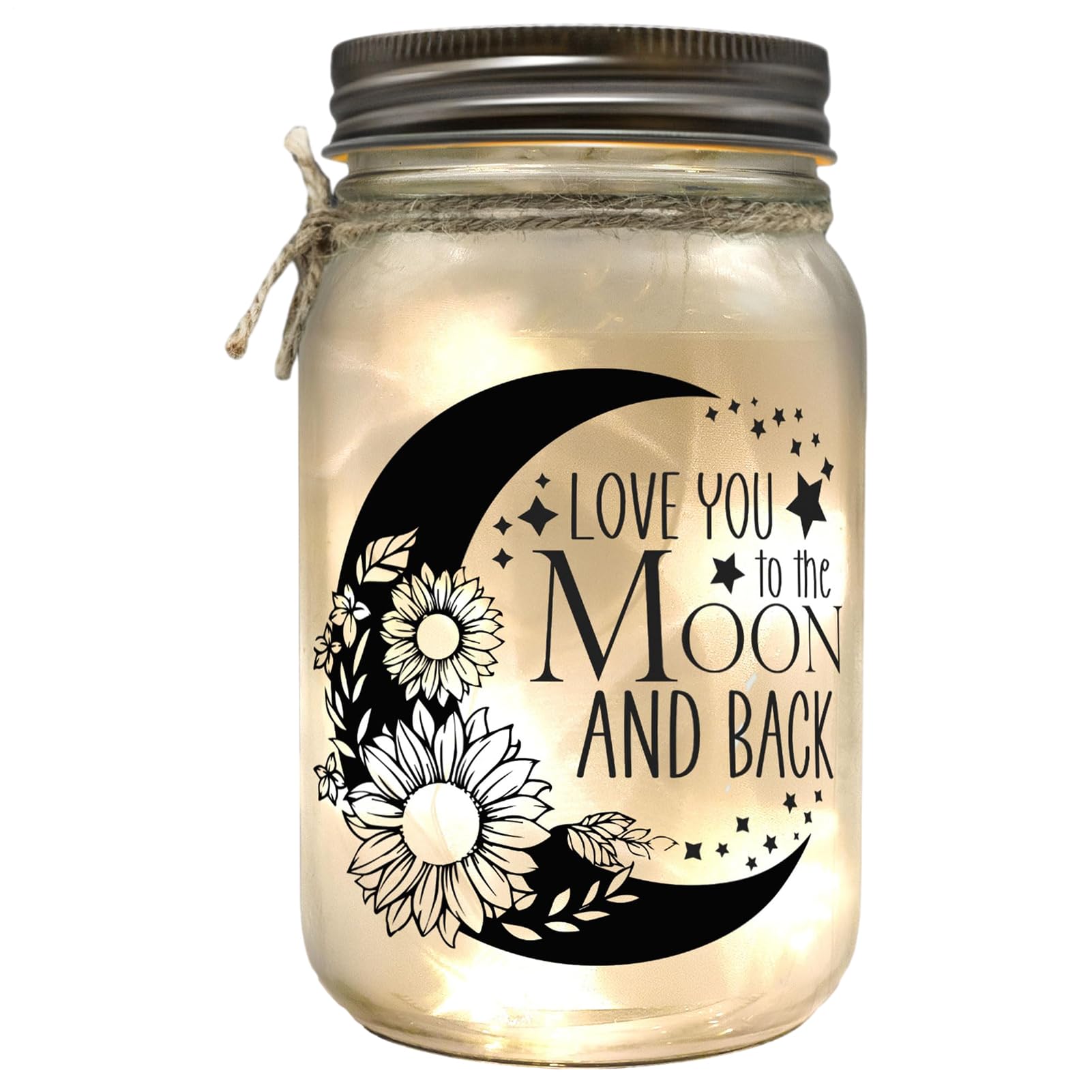 Mason Jar Lights, Mason Jar String Lights, Fairy Lights Battery Operated, Rustic String Lights, Wedding Mason Jar Light, Warm Light Valentines, Led Light Up Mason Jars, Gifts for Women, Valentine Day
