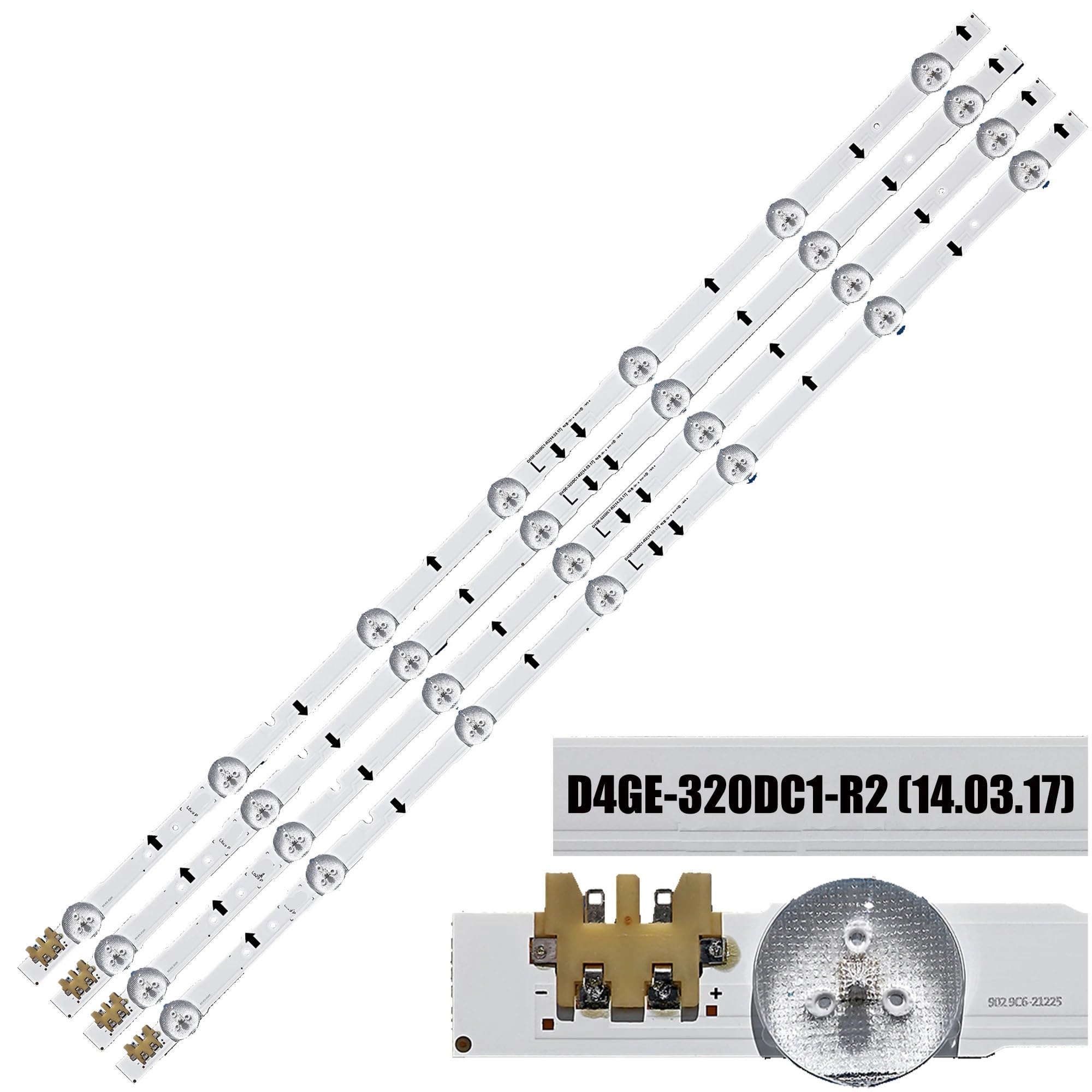 Tira Led Tv Tira Retroiluminación LED Para UE32J5500AK UE32H5000AW UE32H6400AW D4GE-320DC1-R2 D4GE-320DC1-R1 BN96-30443A BN96-30442A 2014SVS32FHD