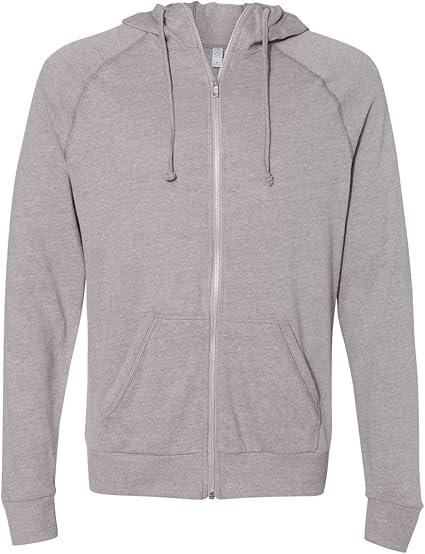 grey zipper moletom com capuz mens
