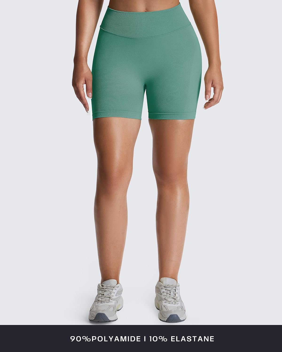 Aoxjox Seamless Biker Shorts for Women Impact Hidden Scrunch Low Waisted Athletic Yoga Short 3.5"/4.5"/5"/6" - Image 4