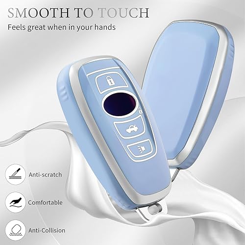 Miniatura 3 de OFFCURVE Funda protectora para llave de automóvil Subaru, funda protectora de TPU suave para Subaru CrossTrek Ascent Forester Outback WRX Ascent BRZ