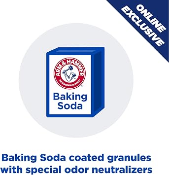 ARM & Hammer Ultra Last Clumping Cat Litter Unscented MultiCat 18 Lbs. Pet Friendly with Baking Soda Odor Control Litter