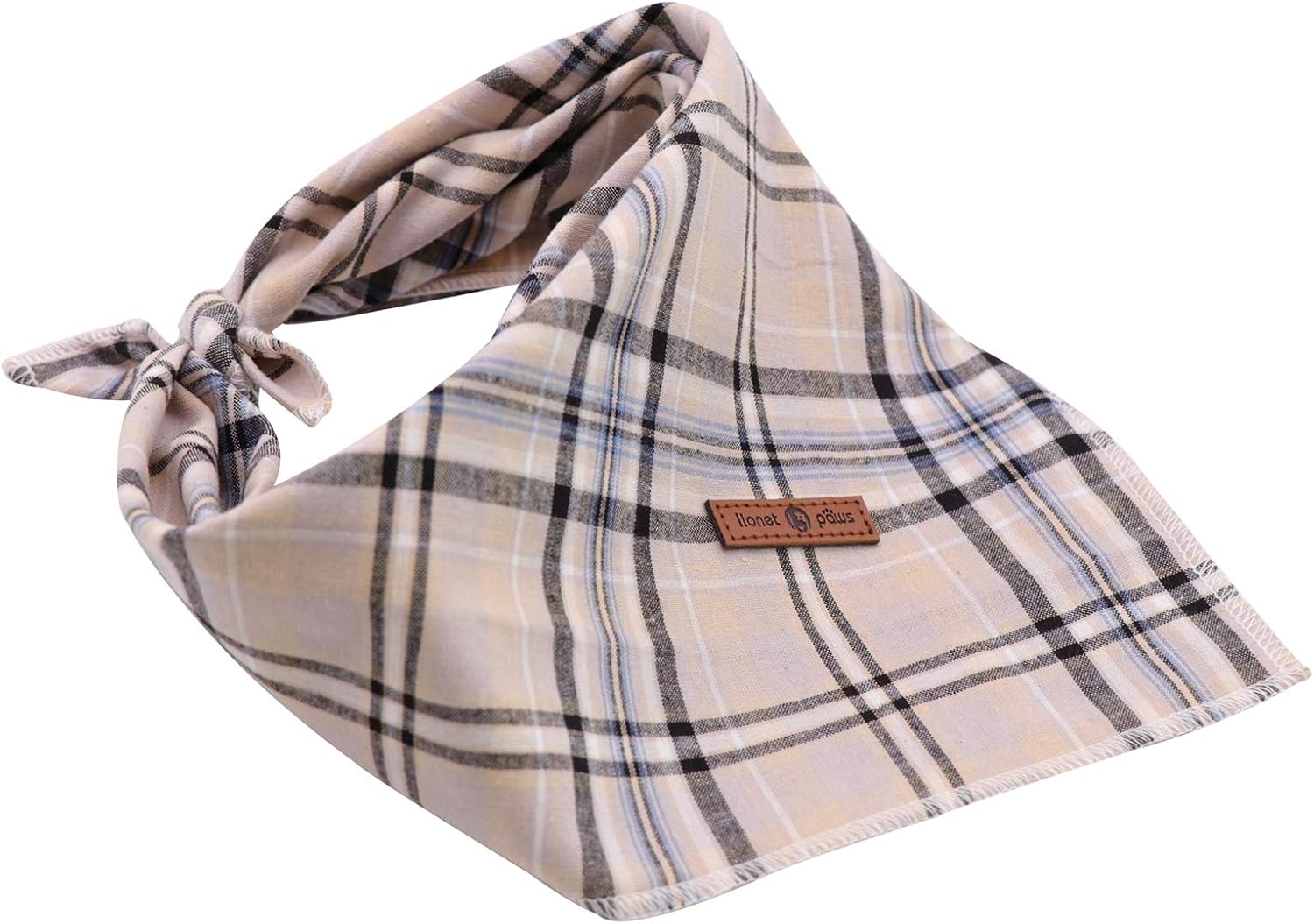 Lionet Paws Dog Bandana Washable Cotton Handkerchief Scarf Triangle Bandana for Small Medium Large Dogs : Pet Supplies