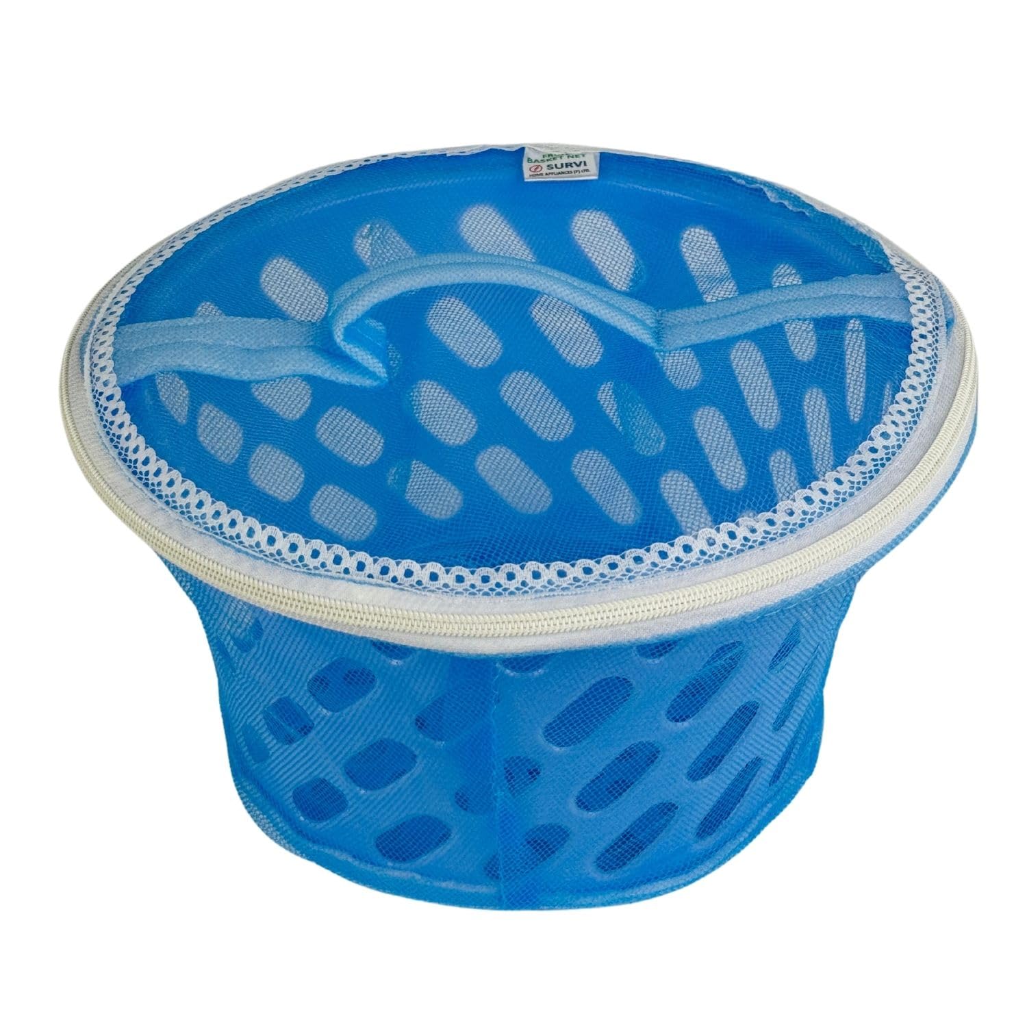 Go Hooked Plastic Storage Basket with Net Cover & Zip | 28 x 28 x 15 cm Multipurpose Organizer for Kitchen, Pantry, & Home | Durable Food Storage Basket, Insect-Proof, Breathable Design Blue (B0D945PYXR) Amazon Price History, Amazon Price Tracker