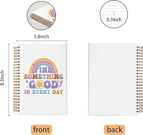 Miniatura 10 de Cuaderno floral, cuadernos inspiradores, cuadernos bonitos, diario floral, cuadernos para mujeres y niñas, cuaderno en espiral Be Kind to Yourself