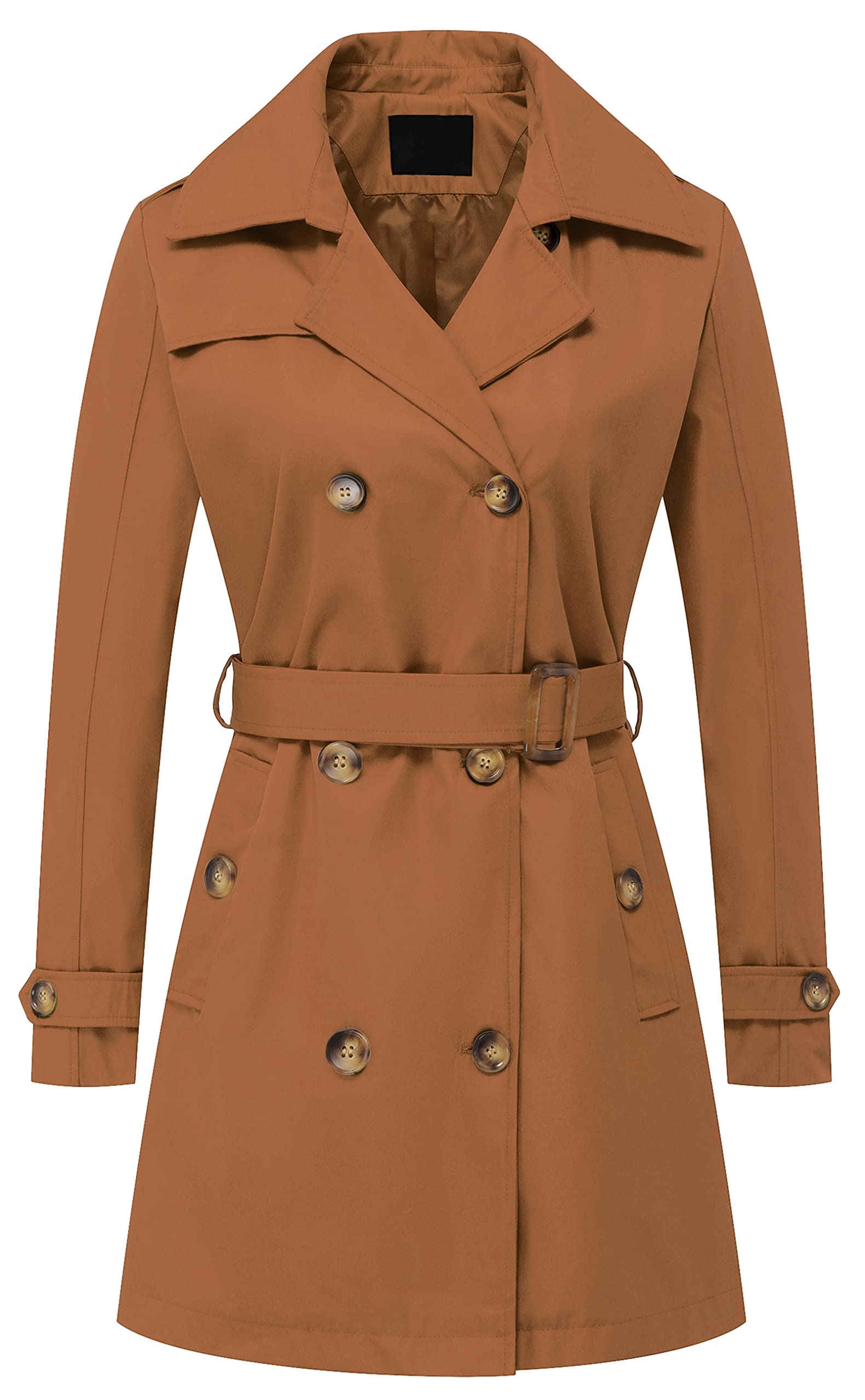 Chrisuno womens Trench Coat Trench Coat