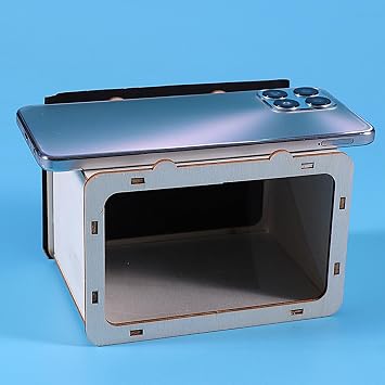 Holographic Display Technology, Holographic Display, Hologram Projector, Cutting Edge Four Plane Projection Technology, Compact Phone Theater Box, Immersive Phone Viewing Experience