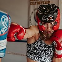 Vista 6 de RIVAL Guantes de boxeo RS2V 2.0 Super Sparring - Utiliza una sola correa, sistema de gancho y bucle en lugar de cordones, forro interior suave