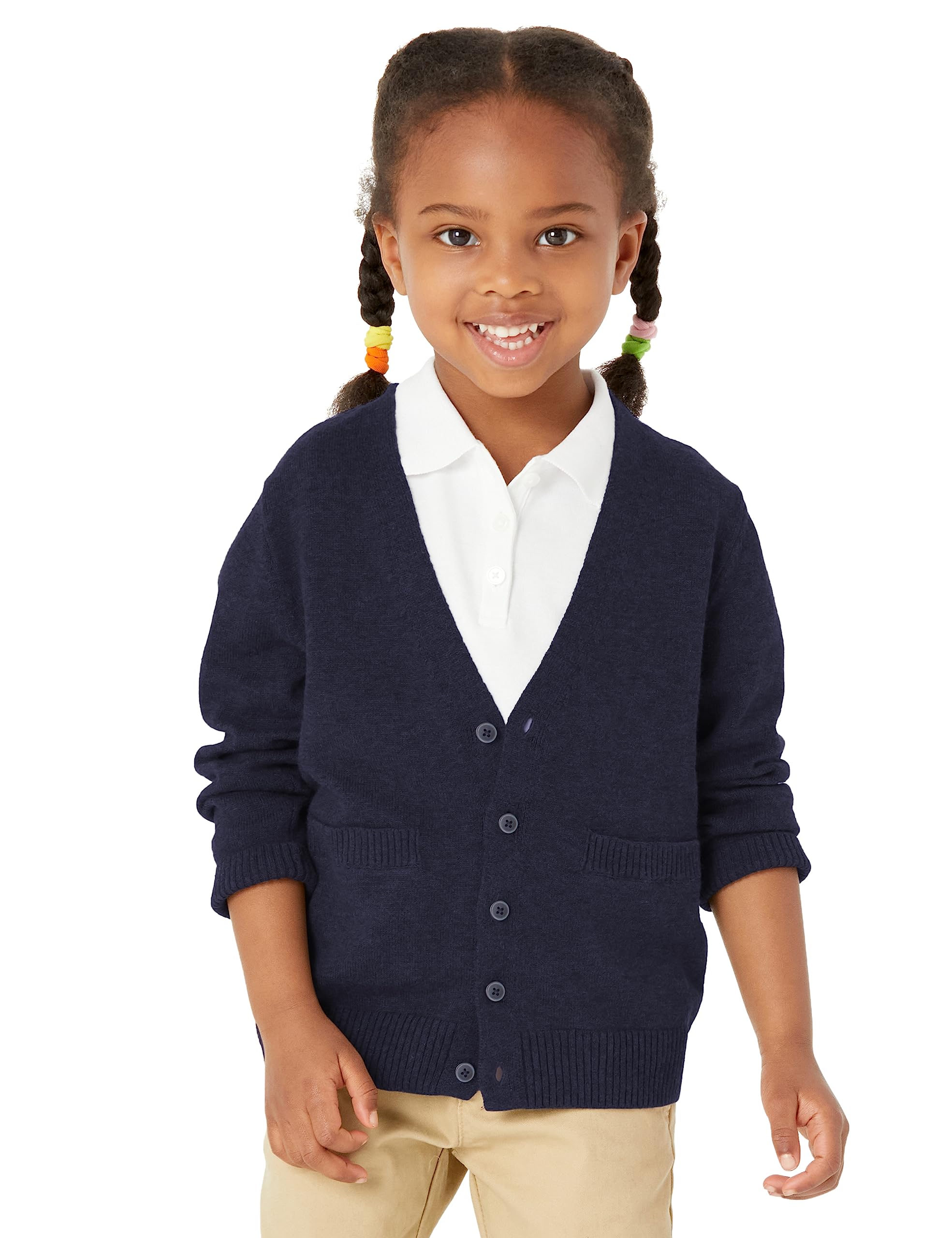 Amazon Essentials Niños Rebecas en algodón Liso