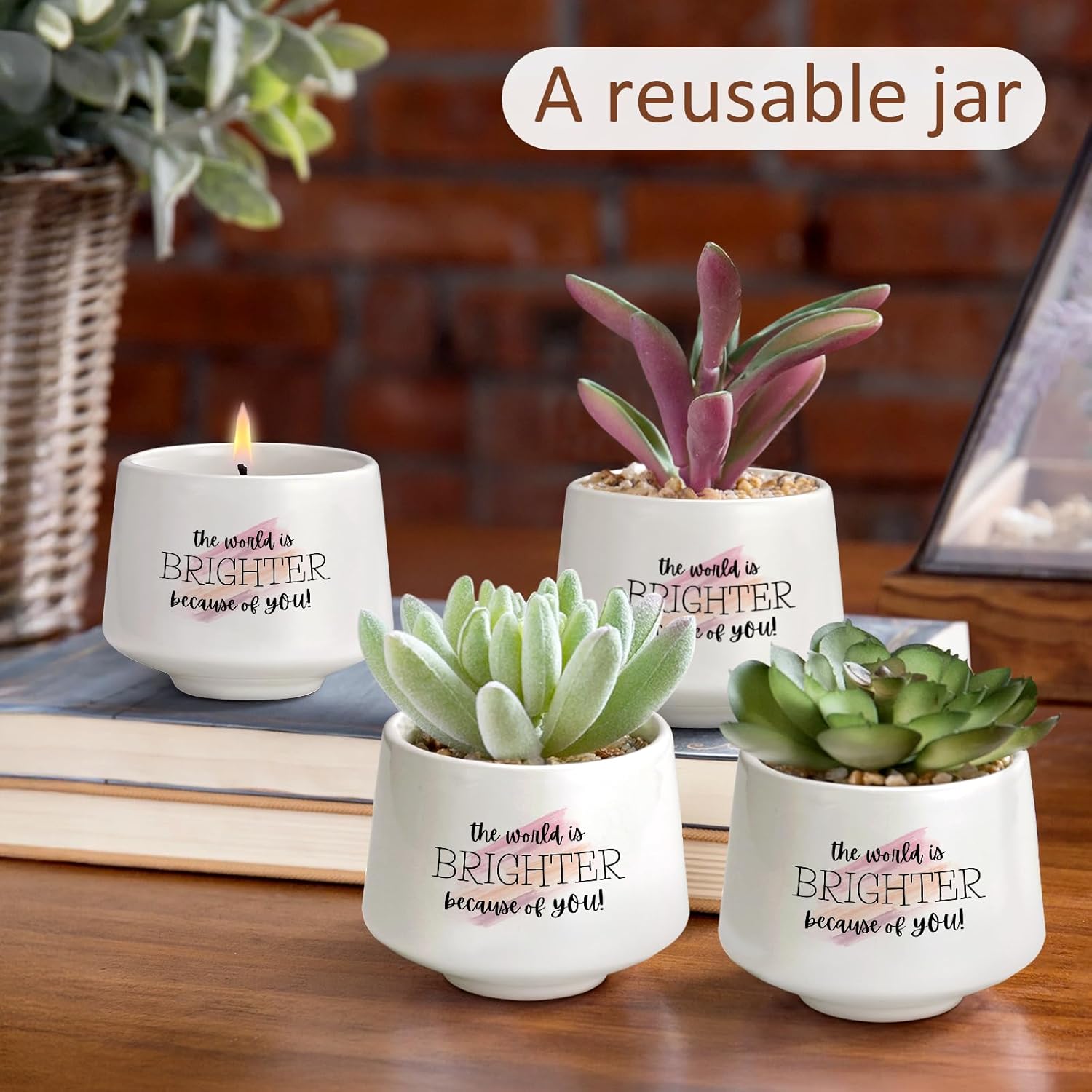 Friendship Inspirational Candles - Thank You & Appreciation Gifts for Women, Friends, Besties, Teachers, Nurse, Mom - Birthday & Encouragement Present - 6 Oz Lavender Scented - Image 3