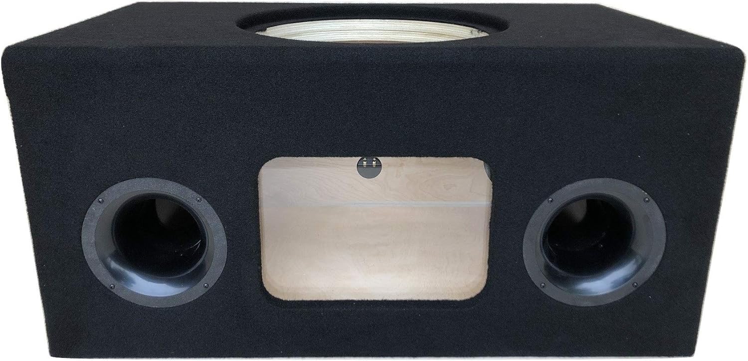 Custom Ported/Vented Sub Box Subwoofer Enclosure for 1 Sundown X15 Subwoofer with Plexiglass