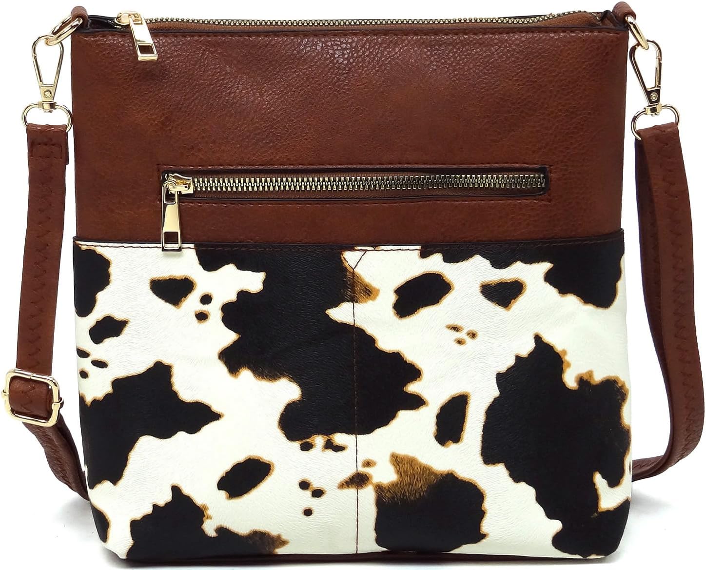 Leopard Print Crossbody Bag Animal Printed Shoulder Bag Womens Purse Satchel