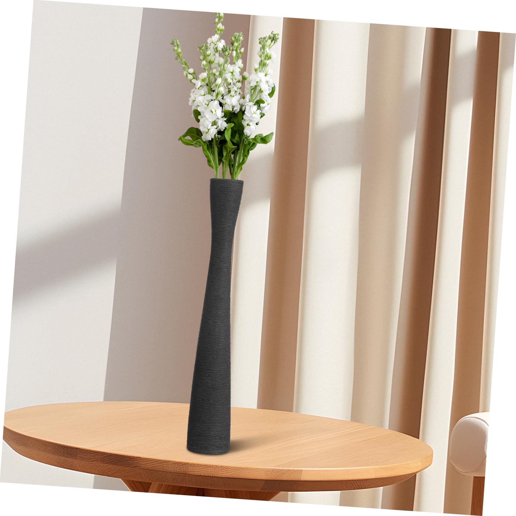 POPETPOP 2piezas Jarrón De Cerámica De Suelo Alto y Delgado Jarrón De Cerámica Estético De Suelo De Cuello Estrecho para Arreglos Decoración del Hogar De para Escritorio