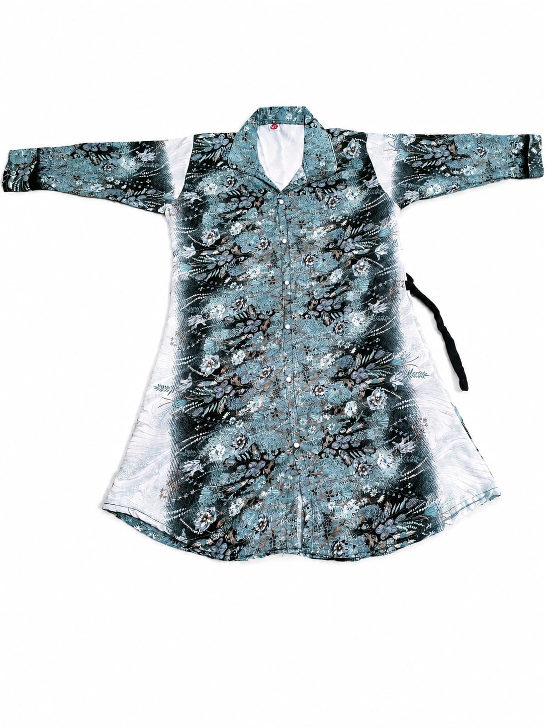 Women's Floral Print Shirt Dress and Palazzo Pants Co-ord Set-image-45