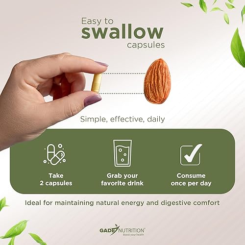 Miniatura 6 de Gade Nutrition Suplemento de berberina con canela de Ceilán  Berberina mejor opción con cápsulas de canela de Ceilán  Cápsulas vegetales orgánicas