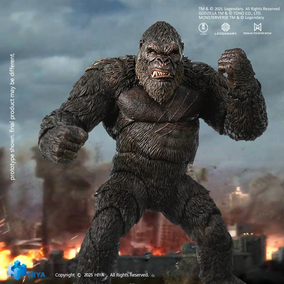 HIPLAY HIYA EBG0241Godzila : Kung 2.0 1/12 Figurka Akcji z Artykulacją
