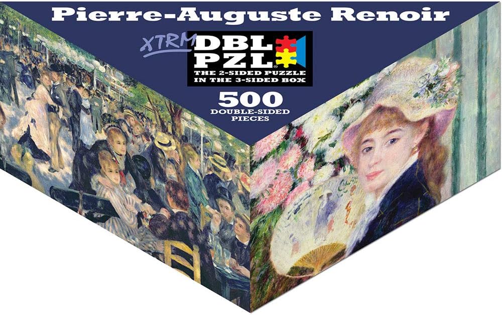 Pierre-Auguste Renoir - 500pc Double-Sided Jigsaw Puzzle by Pigment & Hue