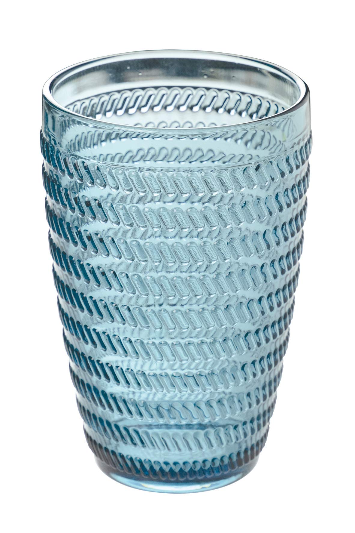 Villa d'Este Home Tivoli - Zestaw 6 szklanek szklanych - Geometria Line - Pojemność 380 ml