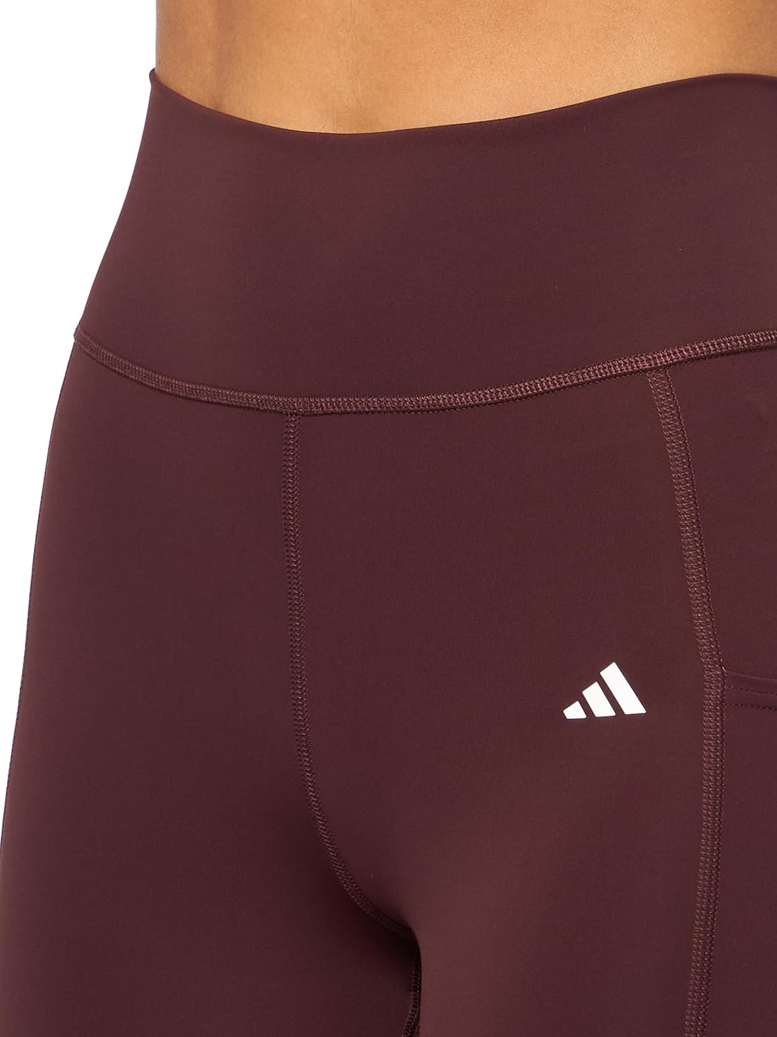 Adidas Womens Optime Full-Length Training Leggings - Image 3