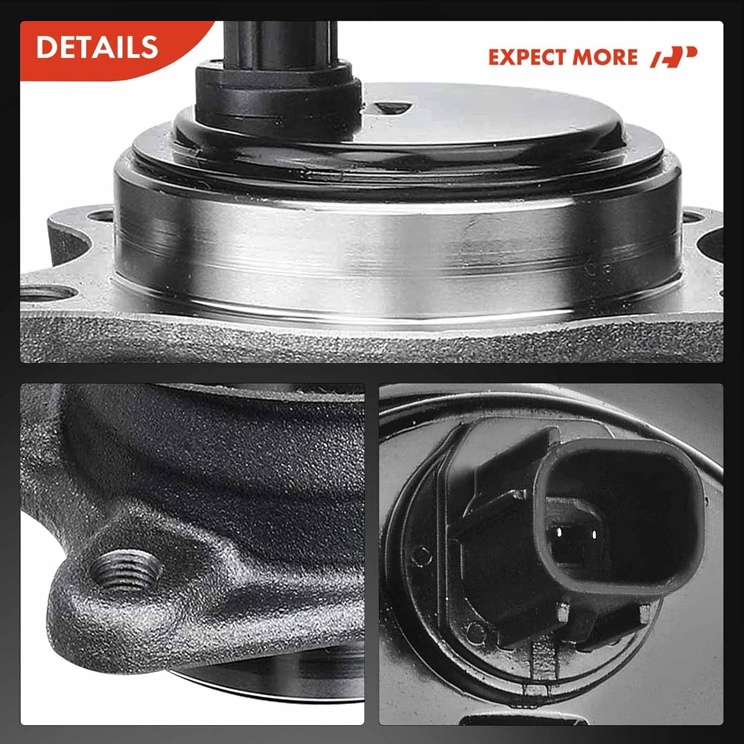 A-Premium Rear Left Wheel Bearing and Hub Assembly with ABS & 5-Lug Compatible with Toyota Camry 2012-2017, Avalon 2013-2018 & Lexus ES350 2016-2019
