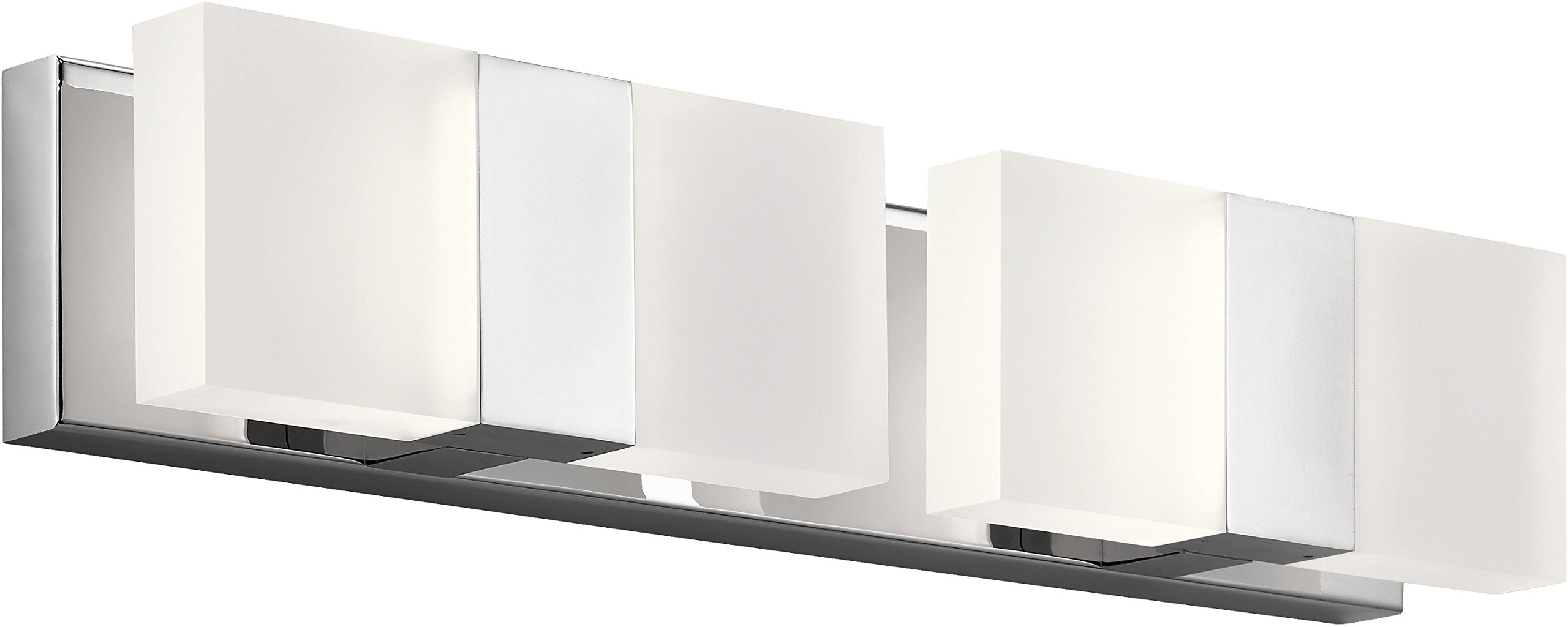 Elan 83849 LED 83849 Haiden Vanity Bath Wall Lighting, Led 20 Total Watts, 83849 Haiden Vanity Bath Wall Lighting, Led 20 T..., 4 Light, Chrome