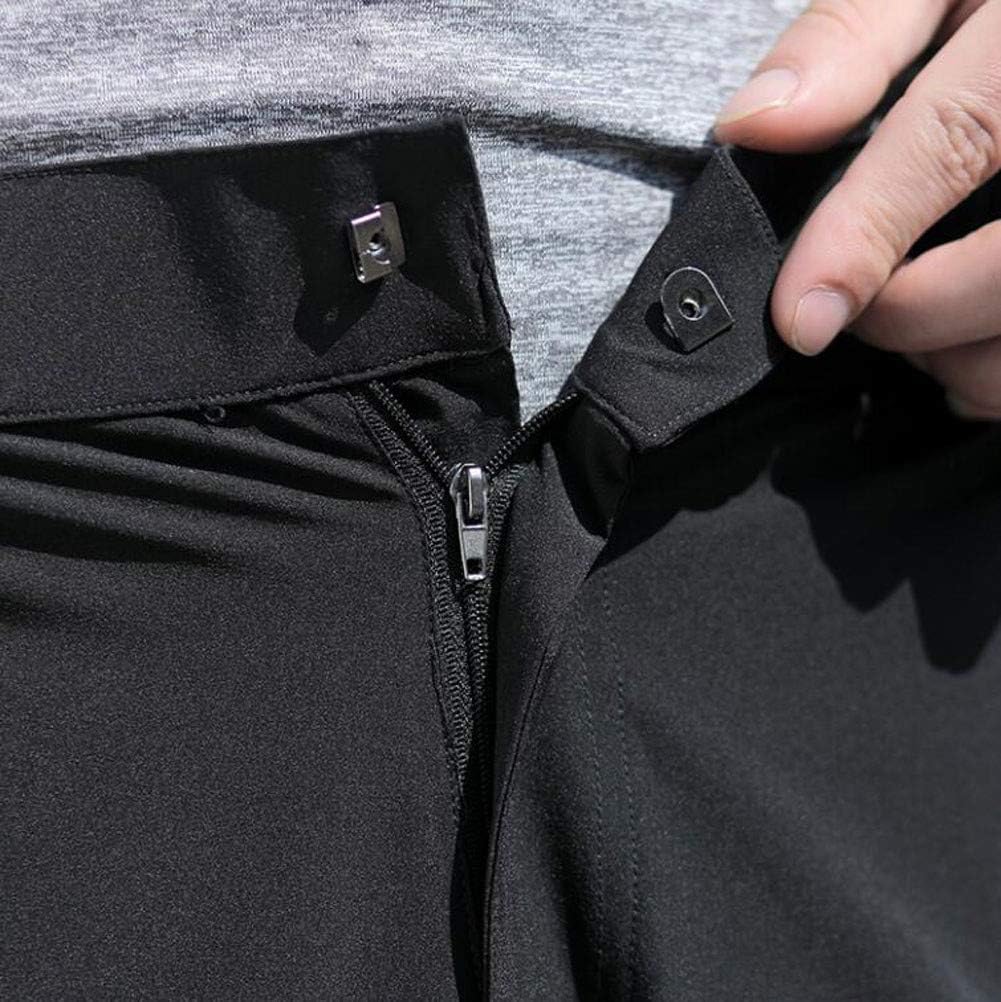 Mens Lightweight Stretch Quick Dry Hiking Running Pants Outdoor Sport Pant with Zip Pockets