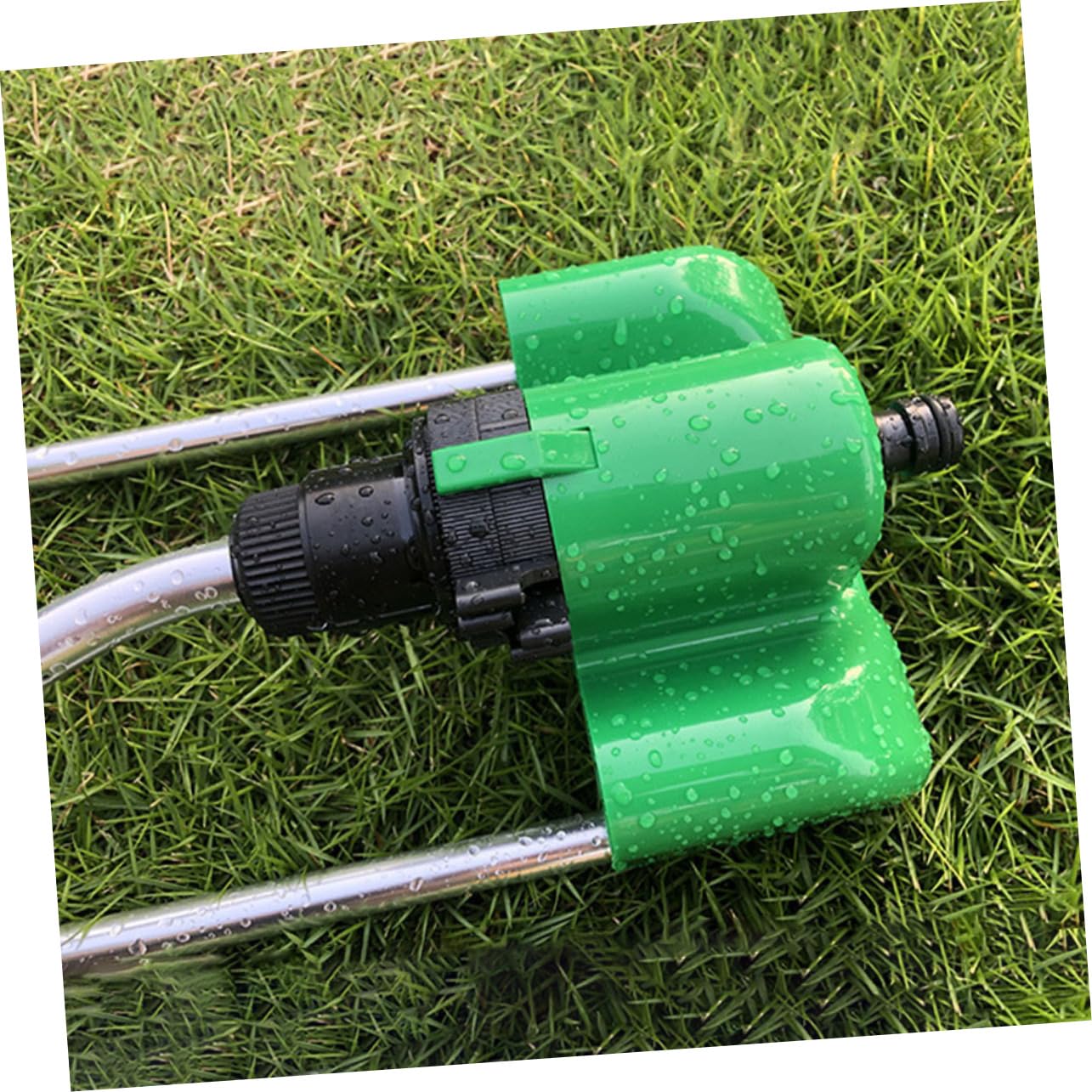 ibasenice 2 Piezas aspersor Cabezal rociador para riego Accesorios de jardín de riego de Jardines Herramienta de riego automático Pulverizador de riego Forestal el plastico Verde