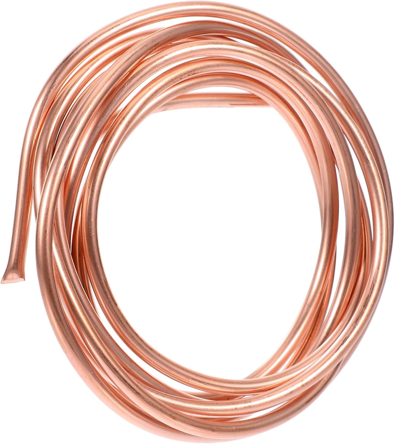5pcs Copper Tubing Coil Soft Conditioning Tube Easy to Bend Refrigeration Tubing Compact Design for Easy Installation Storage Inner