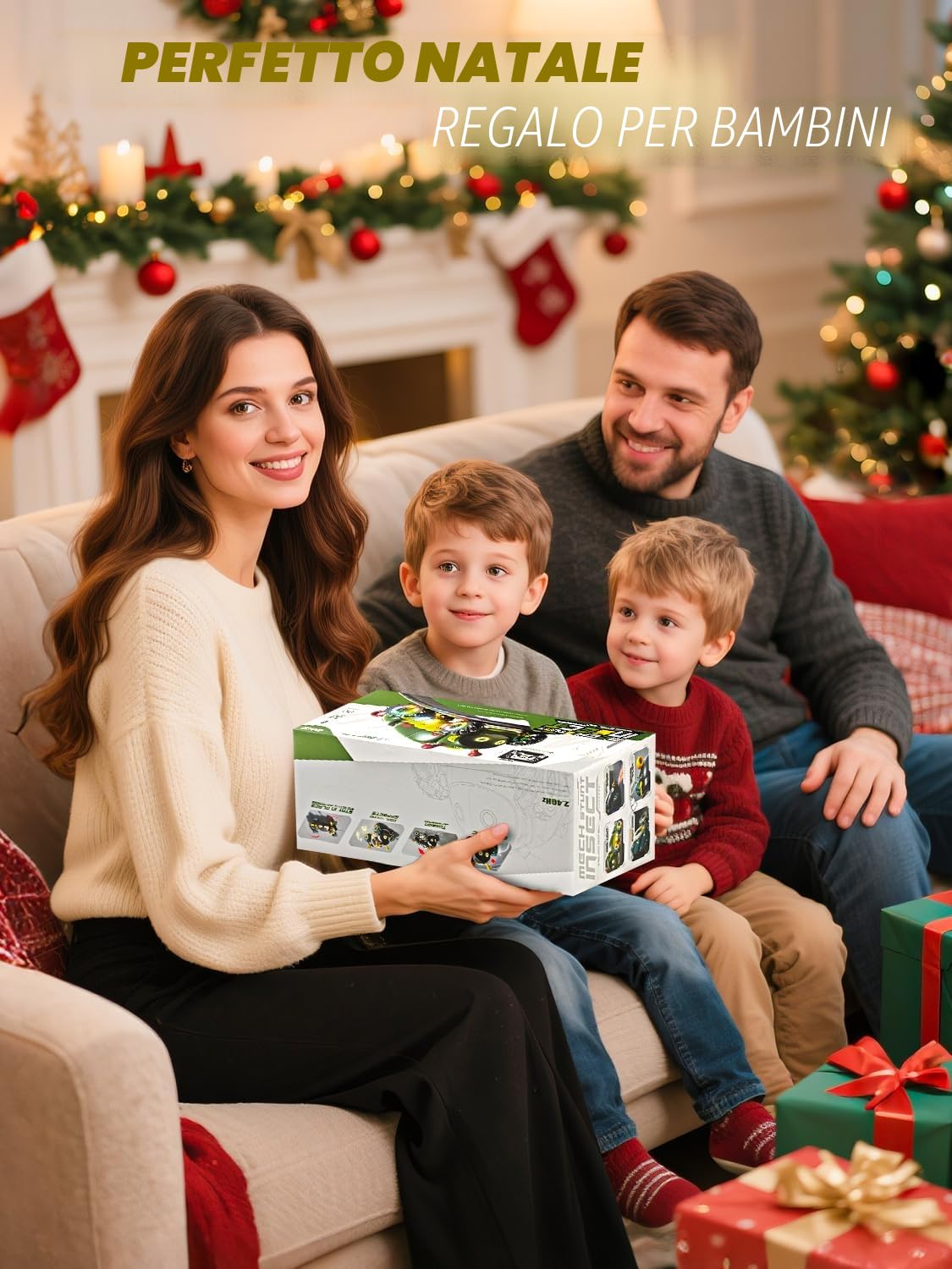Kssvzz Macchina Telecomandata Bruchi con Musica,4WD Auto Telecomandata con Luci,Spray,360 Rotazione Auto RC Monster Stunt Car con 2 Batterie,Regalo Ragazzo Bambini da 3-9 Anni,Giocattoli Natale Regalo