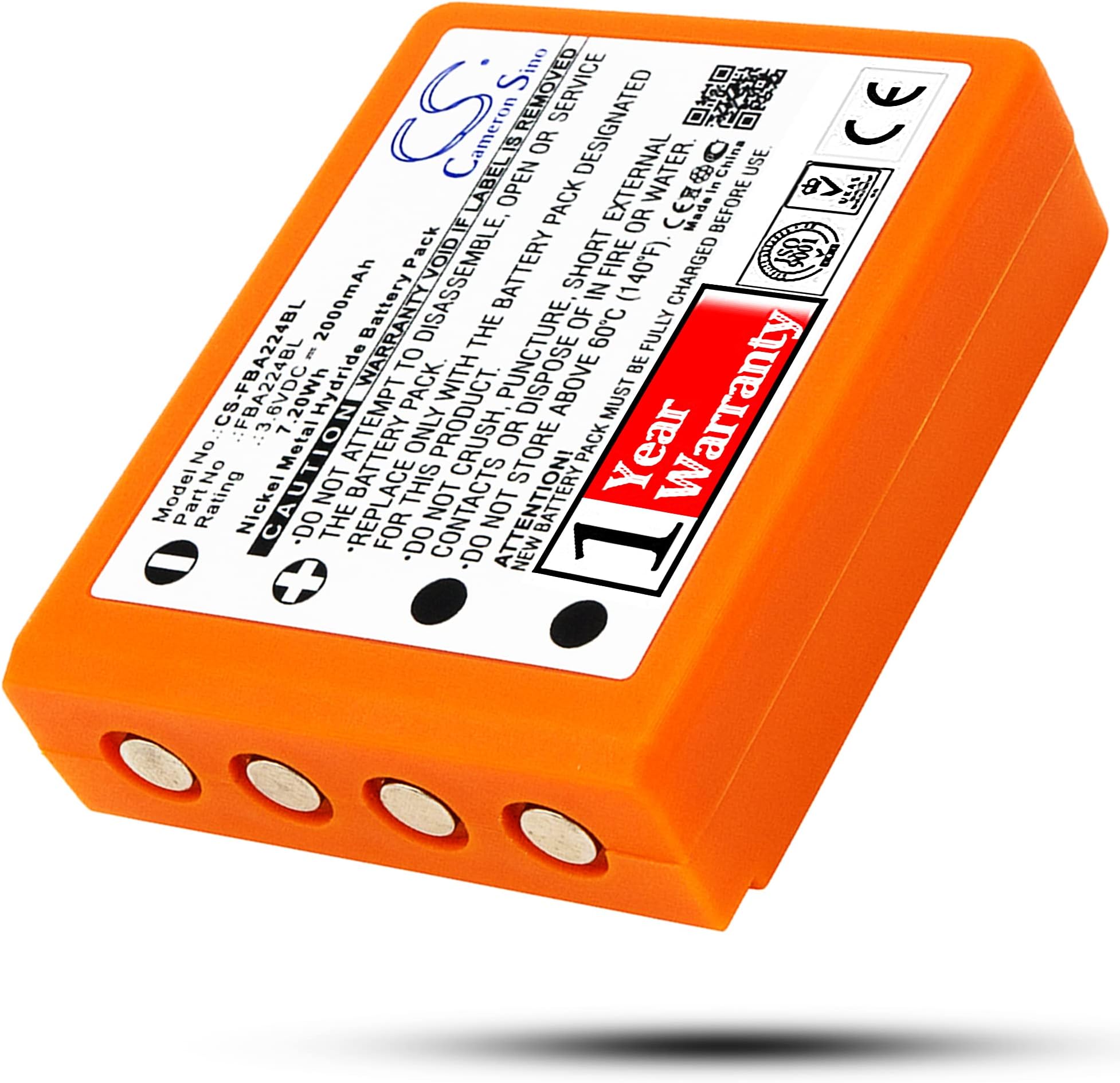 Estry BA223000 Battery Replacement for HBC Radiomatic Quadrix Radiomatic Key Radiomatic Patrol D/Micron 4/ Micron 5/ Micron 6/ Micron 7 Radiomatic Linus 4 Radiomatic Vector Pro BA223030 FUB6 Battery