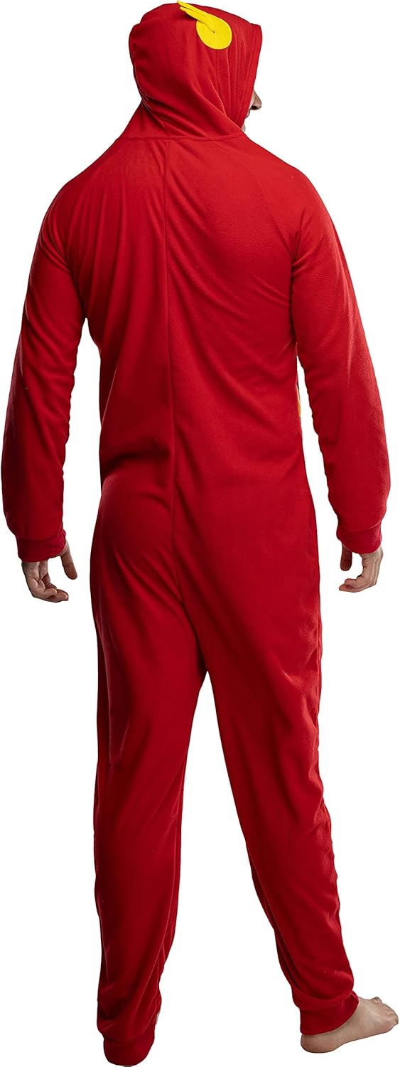DC Comics Justice League Superhero Matching Family Pajamas Union Suit (Mens, Flash, L/XL) - Image 3